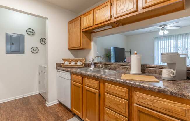 Spacious kitchen at Barton Farms in