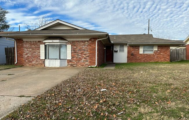 3 Bedroom 2 Bathroom - Located in Midwest City
