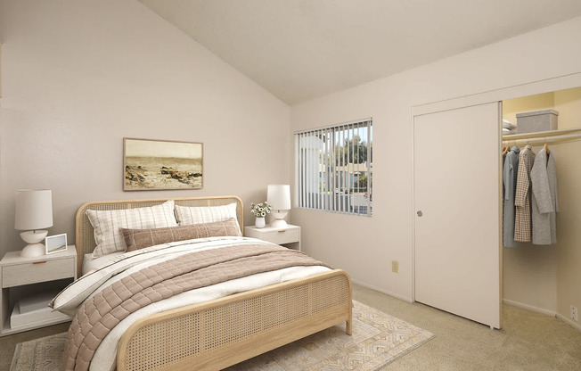 Bedroom with Hard Surface Flooring