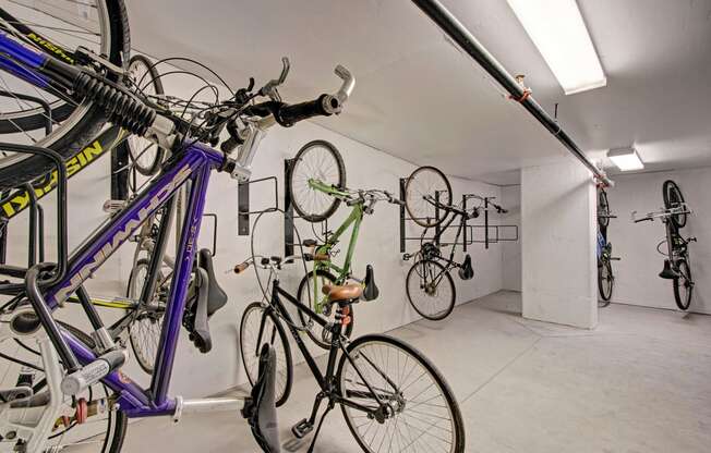Velo on the Boulevard bike storage, Weidner Real Estate Properties
