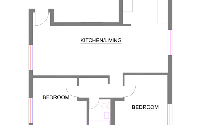 2 beds, 1 bath, 919 sqft, $2,645, Unit 210