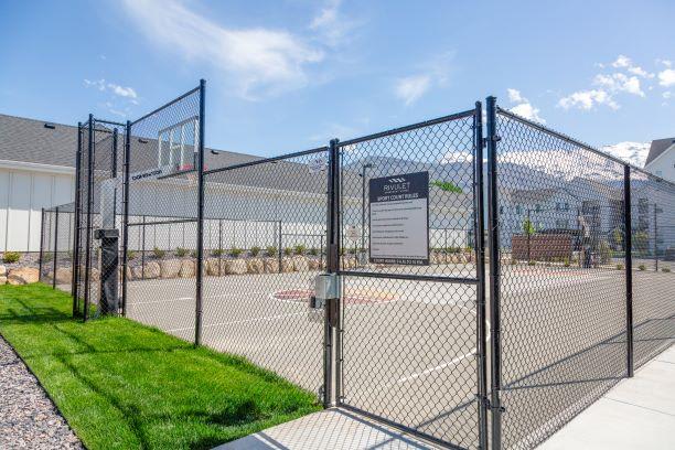 Basketball Court View at Rivulet Apartments, American Fork, Utah