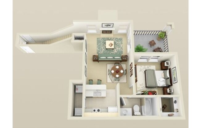 1 bed, 1 bath, 753 sqft, $1,570, Unit 0724