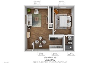 2 beds, 1 bath, 816 sqft, $750, Unit Unit 121