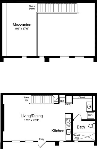 1 bed, 1 bath, 804 sqft, $4,321, Unit L07