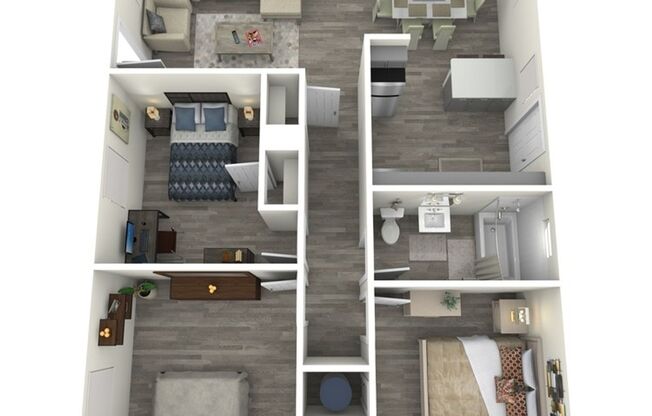 3 beds, 1 bath, 902 sqft, $1,600, Unit 241