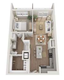 1 bed, 1 bath, 759 sqft, $1,664
