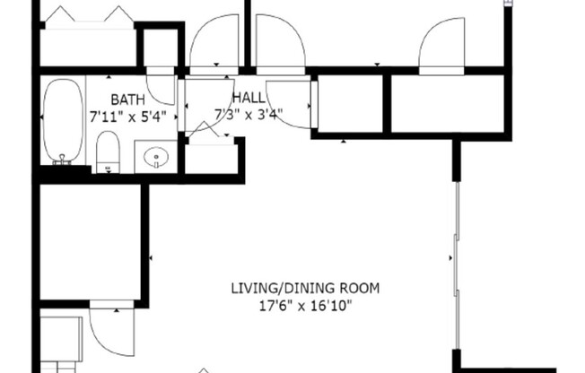 2 beds, 1 bath, 898 sqft, $1,025, Unit 7003 W. 56th Street #8