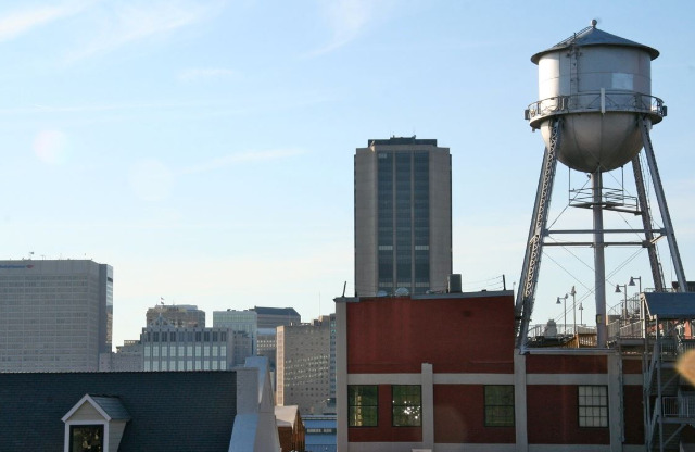 Rooftop Water Tower View