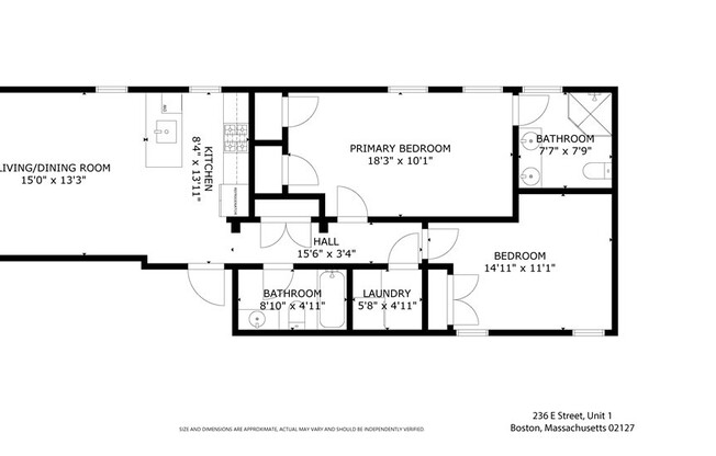 2 beds, 2 baths, 1,044 sqft, $4,100, Unit 1