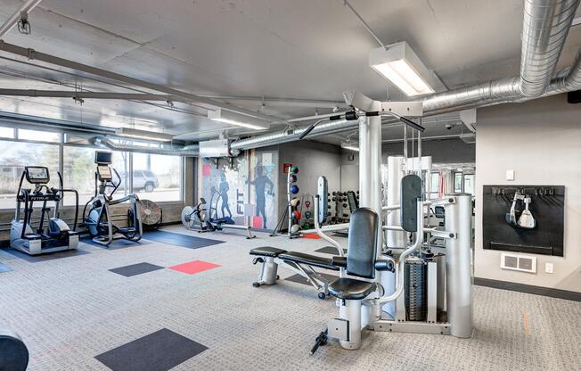 fitness center at Harrington Square, Washington, 98056