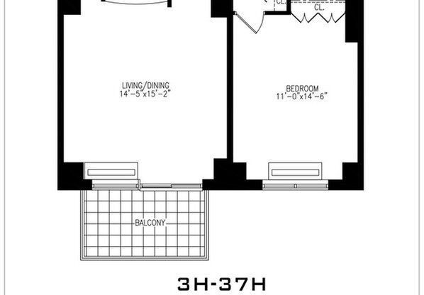 1 bed, 1 bath, $4,500, Unit 26H