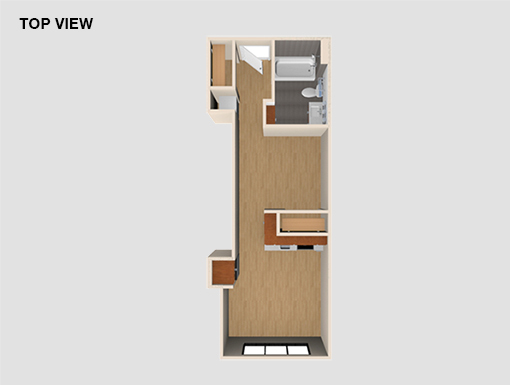1 bed, 1 bath, $2,675, Unit 518