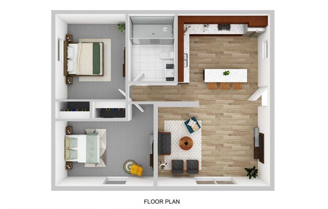 2 beds, 1 bath, 695 sqft, $1,515, Unit 23