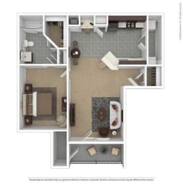 1 bed, 1 bath, 661 sqft, $1,475