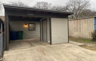 Cute 3/1 home with covered parking and large backyard