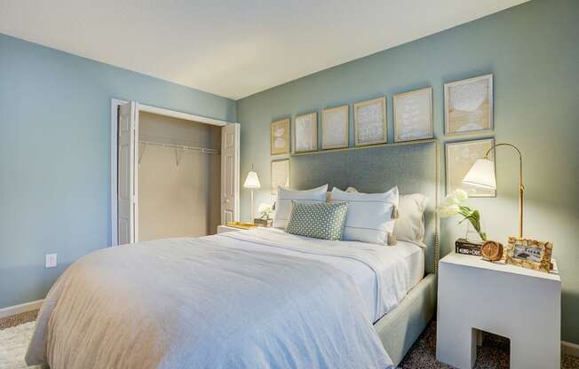 Comfortable Bedroom With Closet at Sunscape Apartments, Roanoke, Virginia
