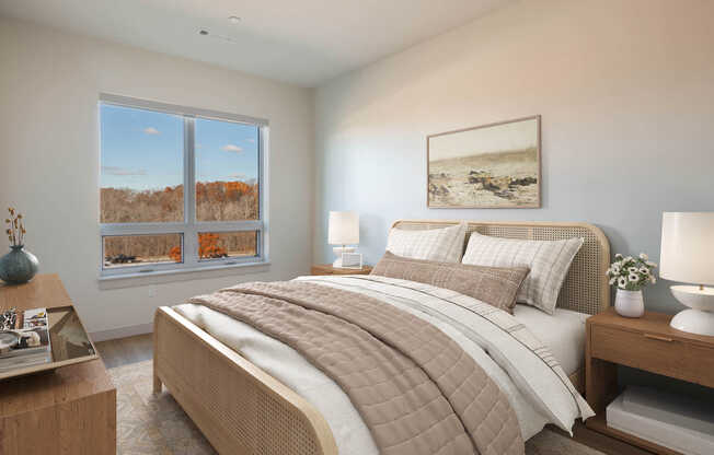 Bedroom with Hard Surface Flooring