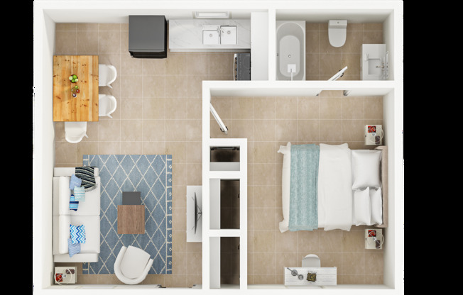 1 bed, 1 bath, 780 sqft, $799, Unit 1168/61