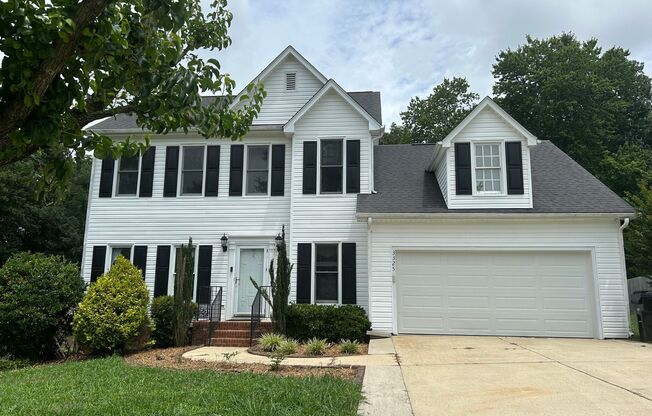 Wonderful and Spacious 3 bedroom home 2.5 bath in High Point with 2 car garage and large fenced-in yard.