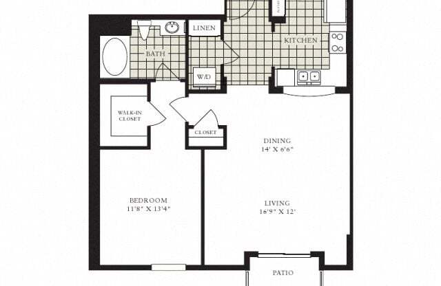 1 bed, 1 bath, 941 sqft, $4,461
