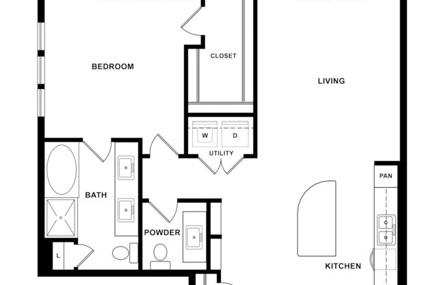 1 bed, 1.5 baths, 952 sqft, $1,850