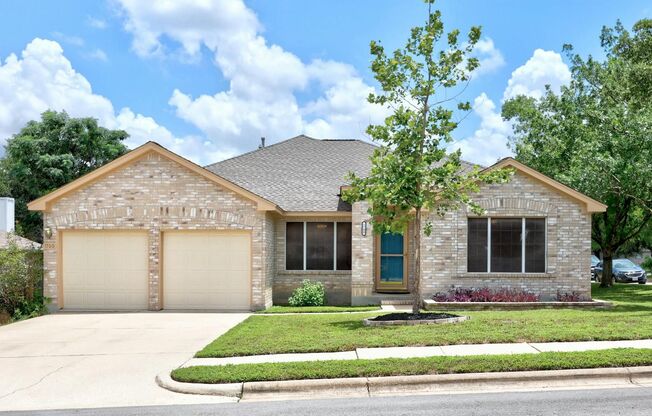 Cedar Park 4 Bed / 2 Bath Single-Story on Corner Lot