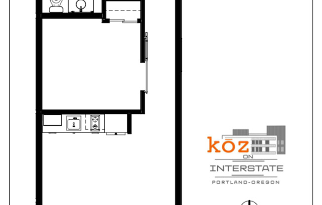 1 bed, 1 bath, 440 sqft, $1,327, Unit 223