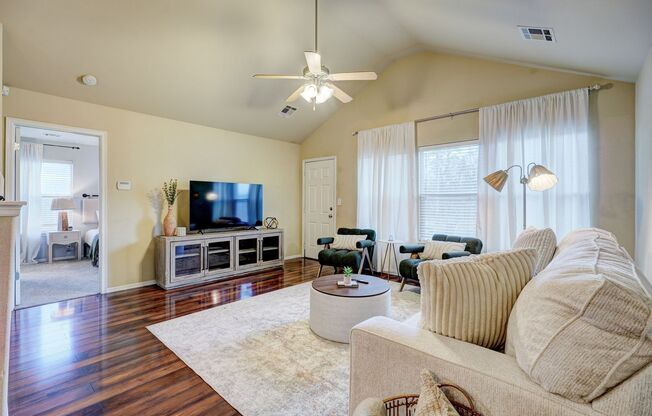 Turnkey Living in Owasso, Stylish Furnished 3-Bed Home with Pond & 2-Car Garage!