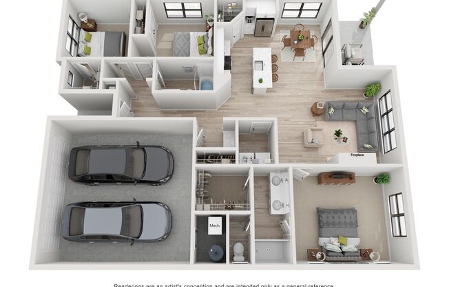 4 beds, 3 baths, 2,278 sqft, $3,750, Unit 10080