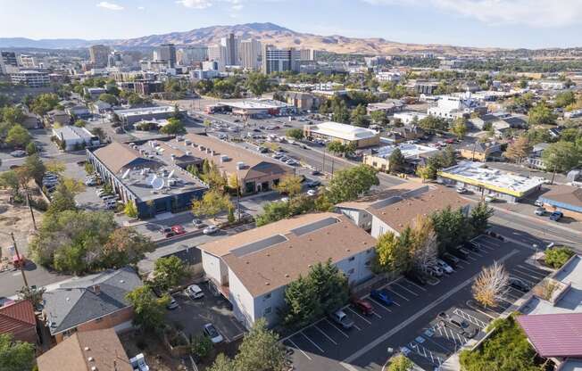 Sierra Townhomes Aerial View