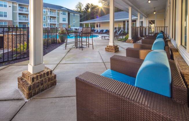 Covered Pool Deck