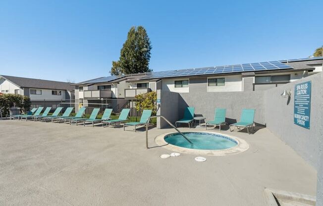 Relaxing Spa at The District Apartment Homes