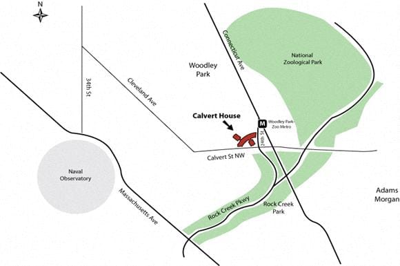 Site Map of Calvert House