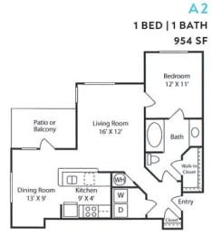 1 bed, 1 bath, $1,465