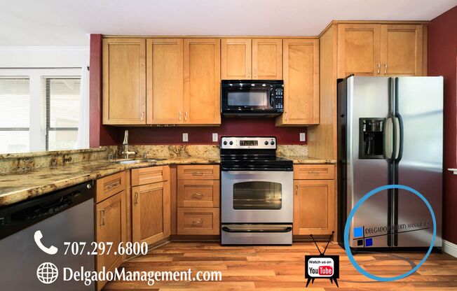 Walnut Creek two bedroom, two bath condo within minutes of Broadway Plaza available now!
