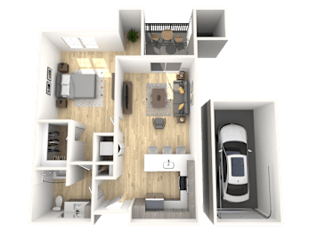 1 bed, 1 bath, 673 sqft, $1,655