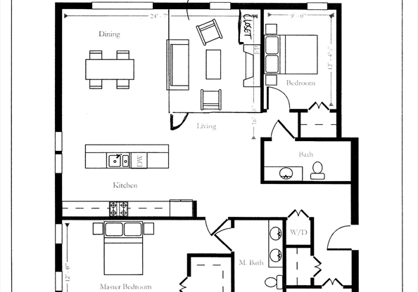 3 beds, 2 baths, 1,378 sqft, $4,500, Unit 7