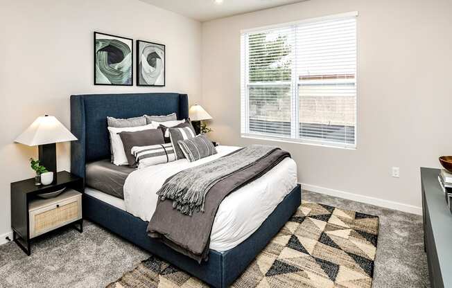 Studio, one and two bedroom apartment homes featuring stainless steel appliances, luxury vinyl floor, granite countertops, large closets and full-size washer and dryer at The Parker in Papillion, NE