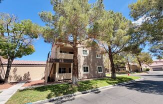 Guard Gated Spanish Palms home with attached 2 car garage! Condo on the second floor with three bedrooms! Spacious living room with separate dining area! Tile and LVP throughout! Community features include pool, clubhouse, exercise room, playgrounds, etc.