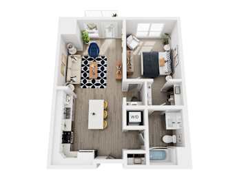 1 bed, 1 bath, 732 sqft, $1,674