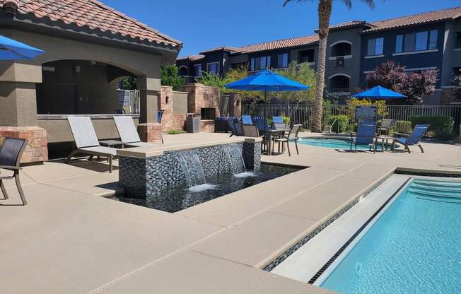 Swimming Pool And Sundeck at The Paramount by Picerne, Nevada