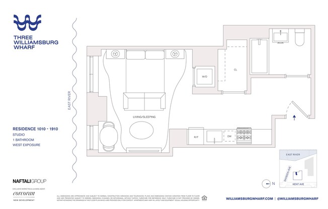 Studio, 1 bath, $4,595, Unit 1510