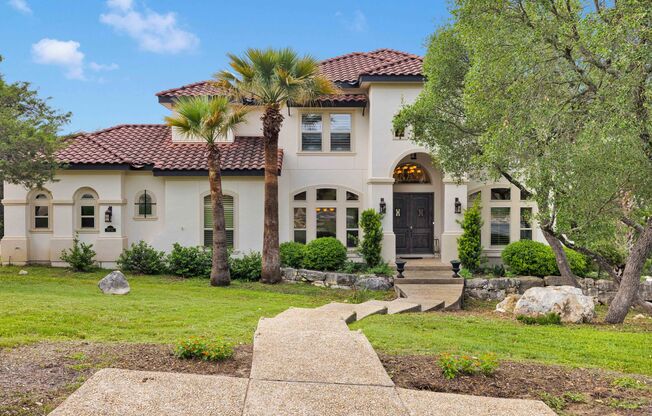 Luxury Custom Home in Helotes with City Views in Exclusive Double-Gated Community