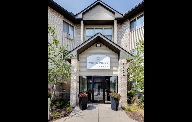 White Pines Entrance | White Pines Apartments | Shakopee MN Apartments For Rent