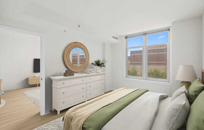 Bedroom with Hard Surface Flooring