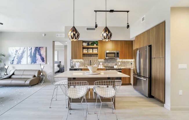 Kitchen Unit at Quantum Apartments, Fort Lauderdale, FL