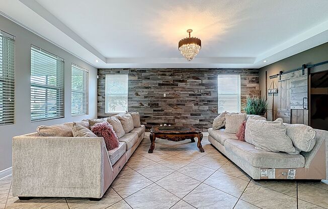 FURNISHED 4 Bedroom House + Office + Home Theater
