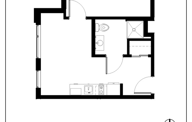 1 bed, 1 bath, 400 sqft, $1,350, Unit 409