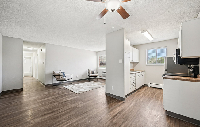 Charming open-concept